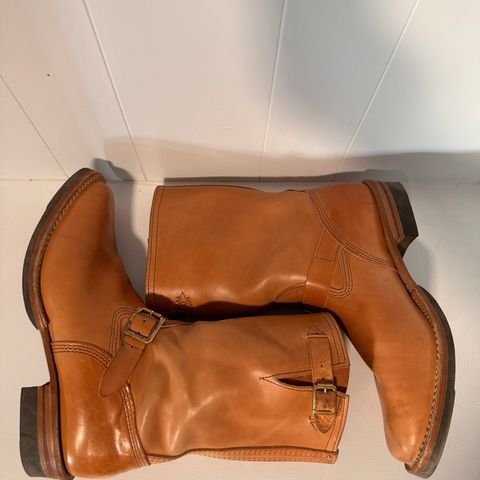 Wesco 1939 Engineer Boot in Maryam Natural Horsebutt