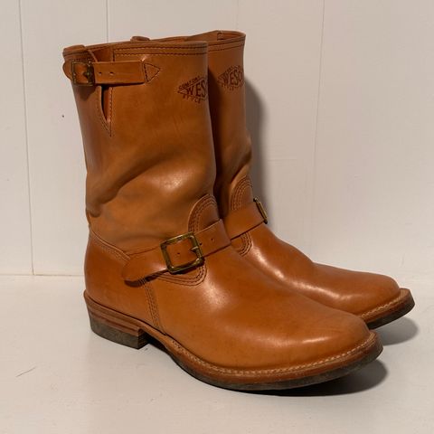 Wesco 1939 Engineer Boot in Maryam Natural Horsebutt