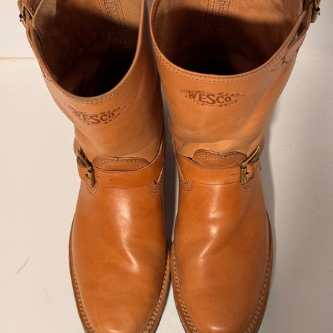 Wesco 1939 Engineer Boot in Maryam Natural Horsebutt