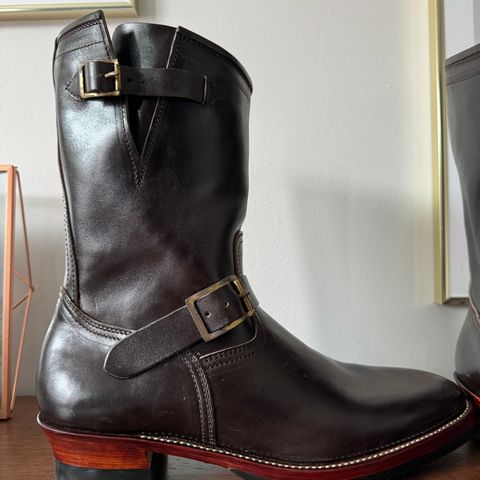 Briselblack The Keeper 'Type 2' Engineer Boot in Maryam Dark Brown Horsebutt