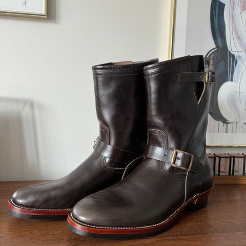 Briselblack The Keeper 'Type 2' Engineer Boot in Maryam Dark Brown Horsebutt