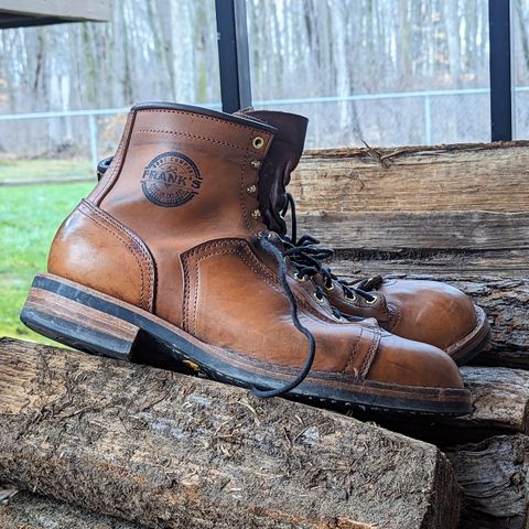 Search result thumbnail of Frank's Boots Lace-To-Toe in Horween Russet Horsehide Strips