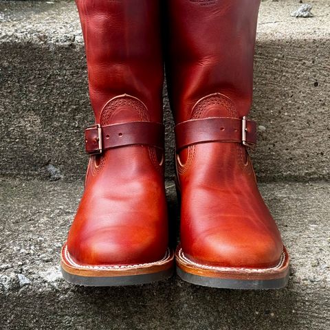 Wesco Mister Lou in Wickett & Craig Tan Oiled Latigo