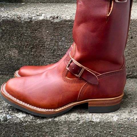 Wesco Mister Lou in Wickett & Craig Tan Oiled Latigo