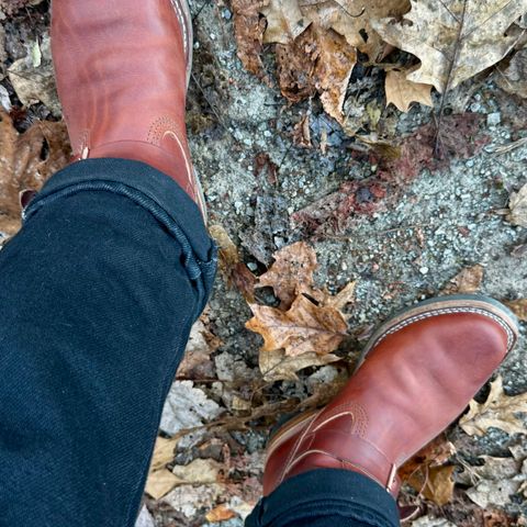Wesco Mister Lou in Wickett & Craig Tan Oiled Latigo