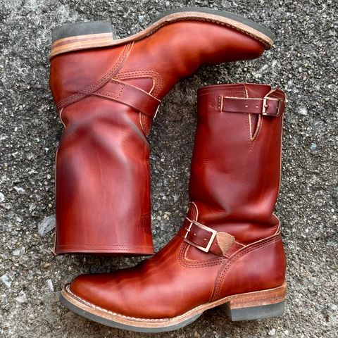 Wesco Mister Lou in Wickett & Craig Tan Oiled Latigo