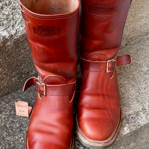 Wesco Mister Lou in Wickett & Craig Tan Oiled Latigo