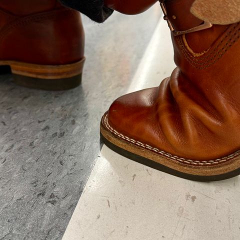 Wesco Mister Lou in Wickett & Craig Tan Oiled Latigo