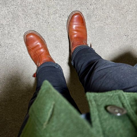 Wesco Mister Lou in Wickett & Craig Tan Oiled Latigo