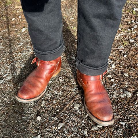 Wesco Mister Lou in Wickett & Craig Tan Oiled Latigo