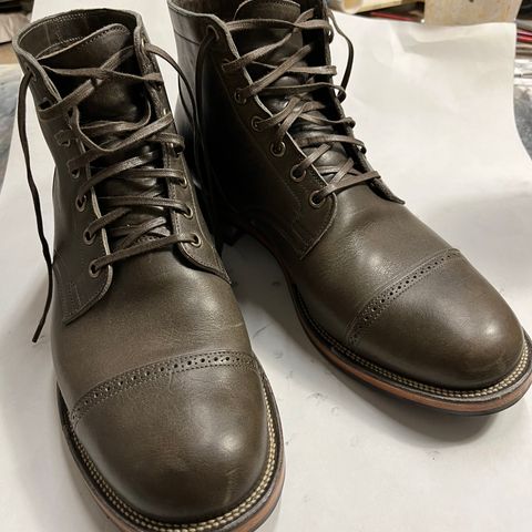 View photo of Viberg Service Boot in Unlisted Leather