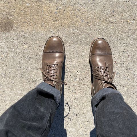 View photo of Viberg Service Boot in Unlisted Leather