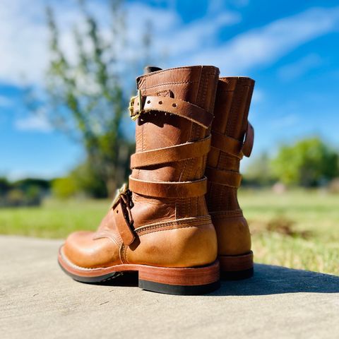 Nicks Heritage TankerPro in Horween Natural Dublin