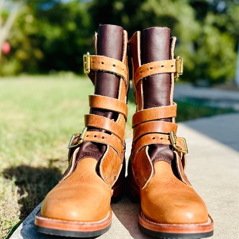 Nicks Heritage TankerPro in Horween Natural Dublin