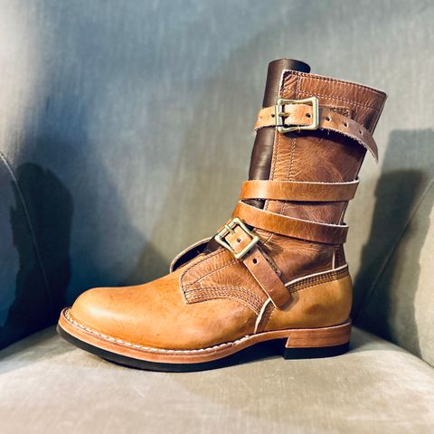 Nicks Heritage TankerPro in Horween Natural Dublin
