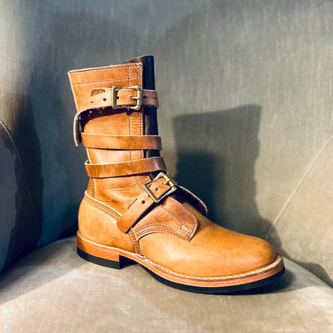 Nicks Heritage TankerPro in Horween Natural Dublin