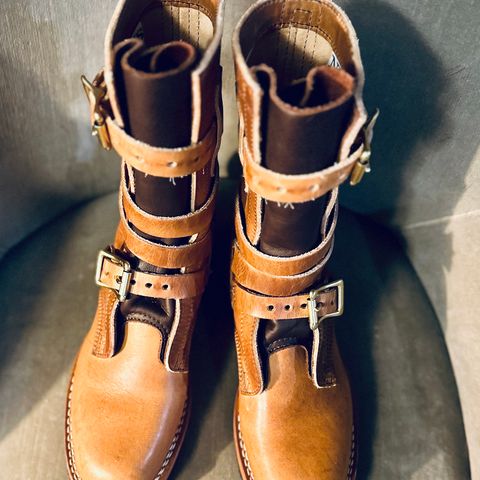 Nicks Heritage TankerPro in Horween Natural Dublin