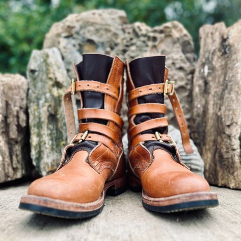 Nicks Heritage TankerPro in Horween Natural Dublin