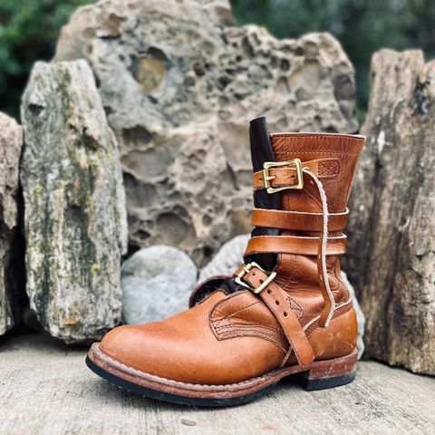 Nicks Heritage TankerPro in Horween Natural Dublin