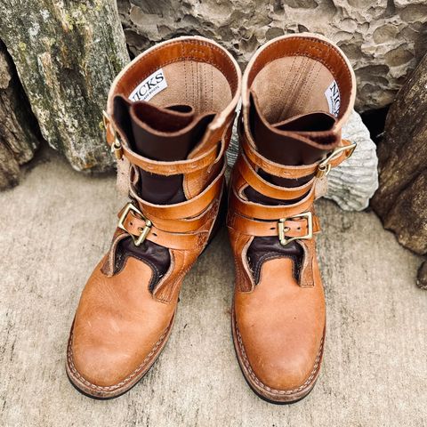 Nicks Heritage TankerPro in Horween Natural Dublin
