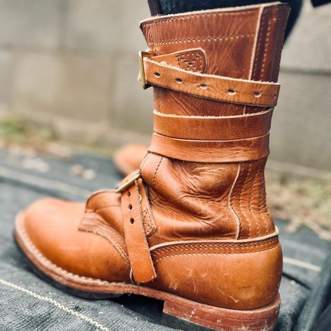 Nicks Heritage TankerPro in Horween Natural Dublin