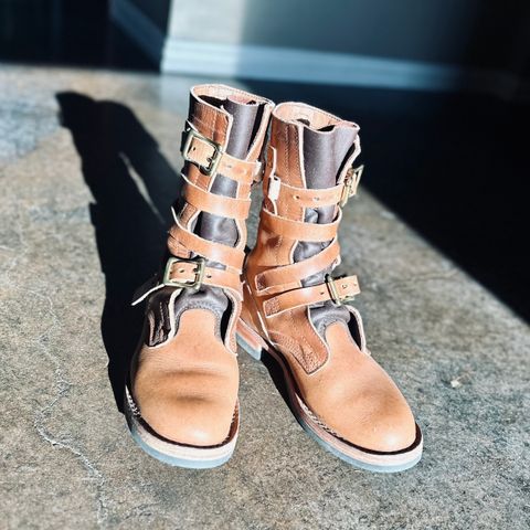 Nicks Heritage TankerPro in Horween Natural Dublin