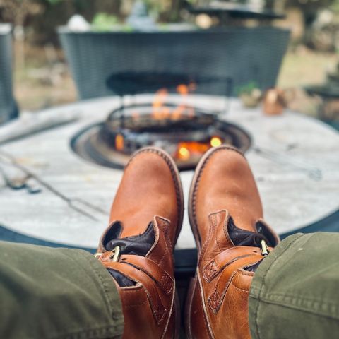 Nicks Heritage TankerPro in Horween Natural Dublin