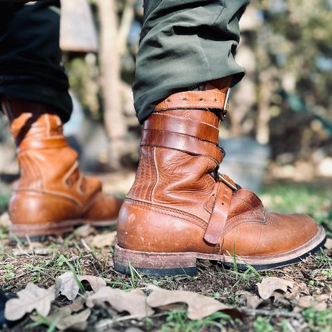 Nicks Heritage TankerPro in Horween Natural Dublin