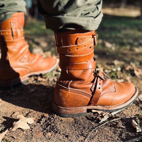 Nicks Heritage TankerPro in Horween Natural Dublin