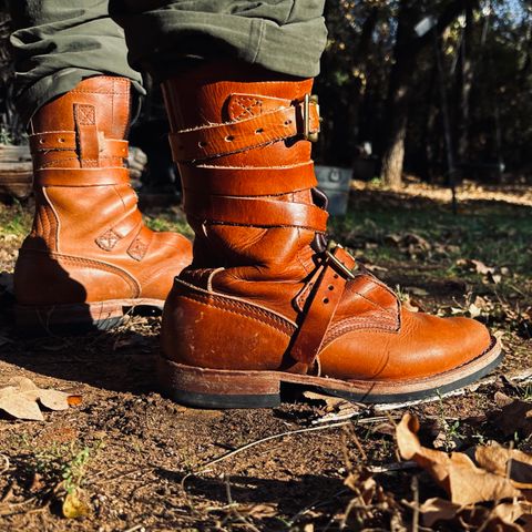 Nicks Heritage TankerPro in Horween Natural Dublin