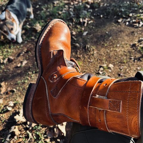 Nicks Heritage TankerPro in Horween Natural Dublin