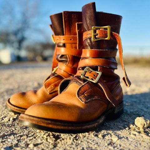 Nicks Heritage TankerPro in Horween Natural Dublin