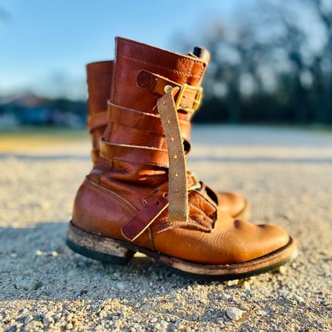 Nicks Heritage TankerPro in Horween Natural Dublin