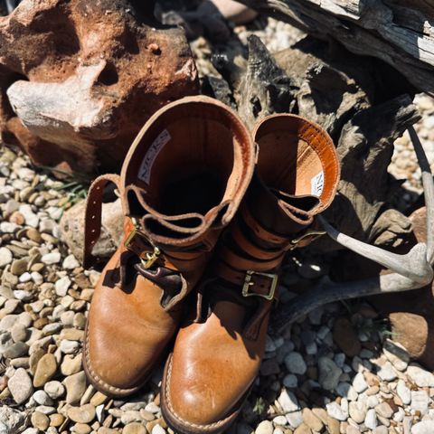 Nicks Heritage TankerPro in Horween Natural Dublin