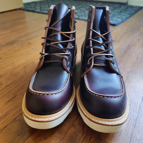 Truman Moc Toe in Seidel Oxblood Double Shot