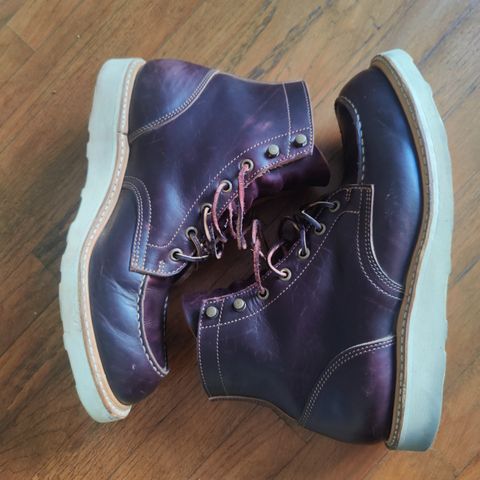 Truman Moc Toe in Seidel Oxblood Double Shot
