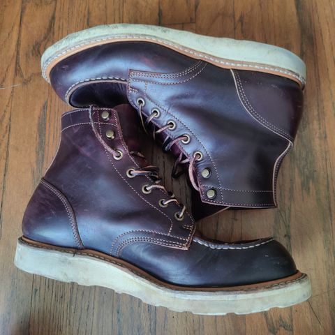 Truman Moc Toe in Seidel Oxblood Double Shot