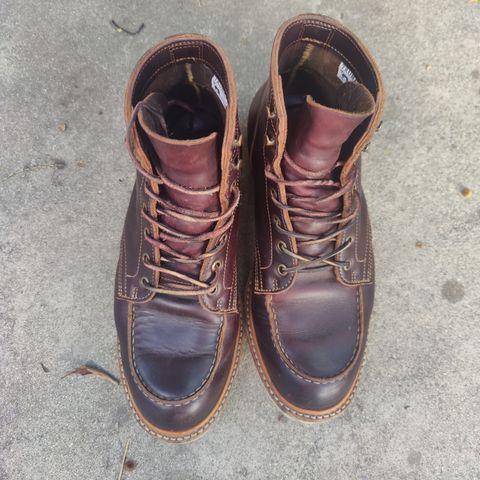 Truman Moc Toe in Seidel Oxblood Double Shot