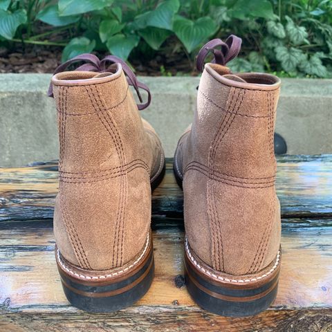 John Lofgren Combat Boots in Horween Natural Chromexcel Roughout