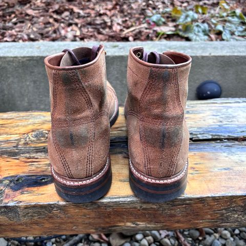 John Lofgren Combat Boots in Horween Natural Chromexcel Roughout
