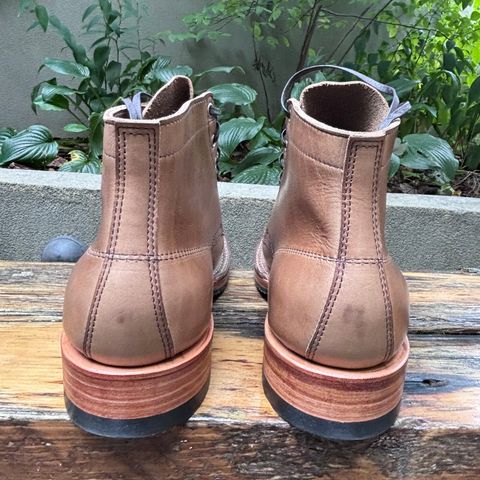 View photo of White's Semi-Dress in Horween Natural Chromexcel