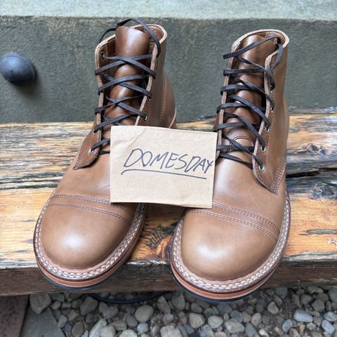 View photo of White's Semi-Dress in Horween Natural Chromexcel