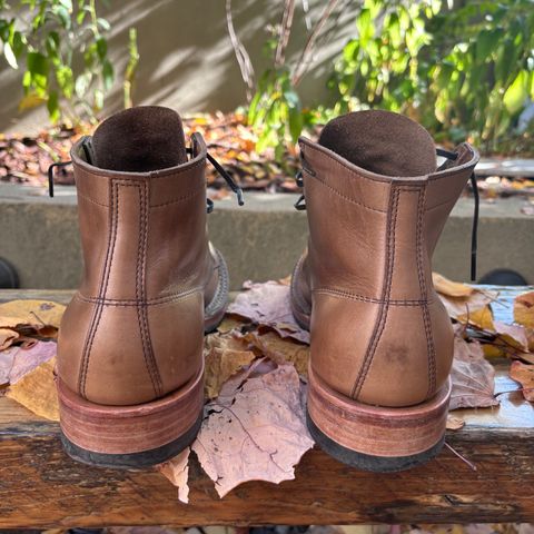 View photo of White's Semi-Dress in Horween Natural Chromexcel