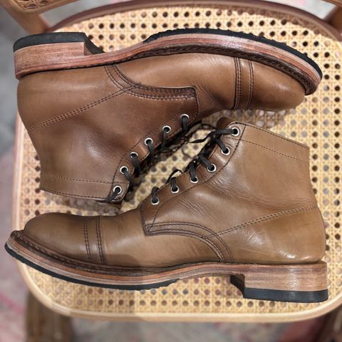 View photo of White's Semi-Dress in Horween Natural Chromexcel
