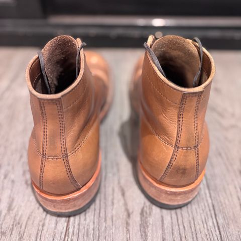 View photo of White's Semi-Dress in Horween Natural Chromexcel