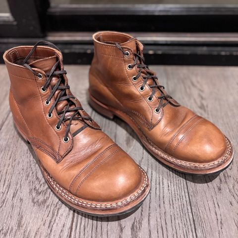 View photo of White's Semi-Dress in Horween Natural Chromexcel