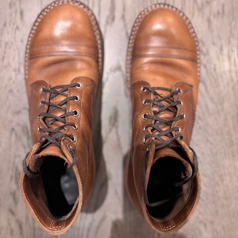 View photo of White's Semi-Dress in Horween Natural Chromexcel