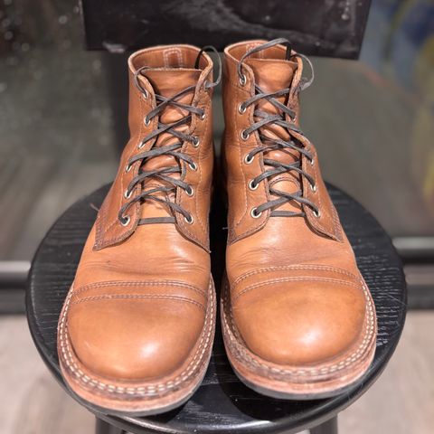 View photo of White's Semi-Dress in Horween Natural Chromexcel