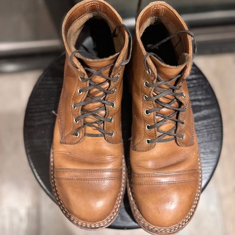 View photo of White's Semi-Dress in Horween Natural Chromexcel