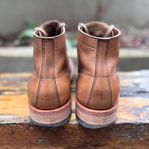 View photo of White's Semi-Dress in Horween Natural Chromexcel